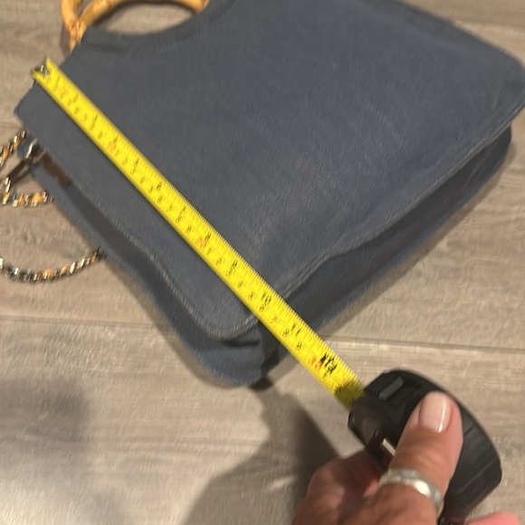 Fossil canvas tote bamboo round handles - Picture 8 of 15